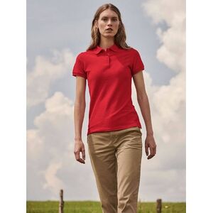 Red Polo Shirt 65/35 Polo Fruit of the Loom kép