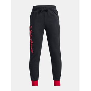 Under Armour Sweatpants UA Rival Fleece Script Jgrs-BLK - Boys kép