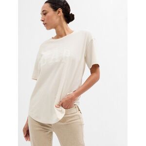 T-shirt with GAP logo - Women kép