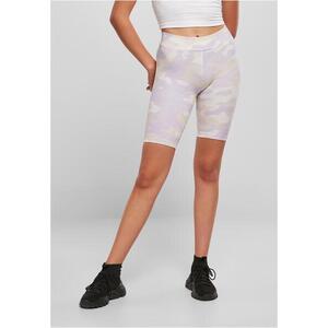 Women's Camo Tech Cycle High Waist Lilaccamo Shorts kép