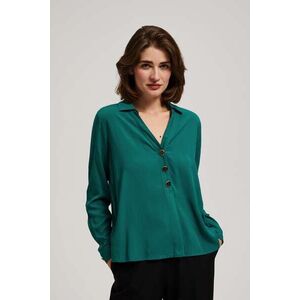 Marisse Emerald V-Neck Shirt kép