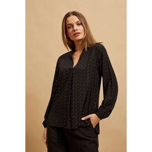 Marisse Black V-Neck Shirt kép