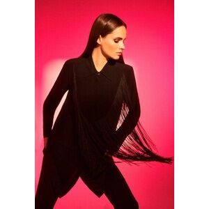 Marisse Oversized Shirt With Fringes kép