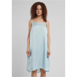 Women's Viscose Satin Nightgown - Blue kép