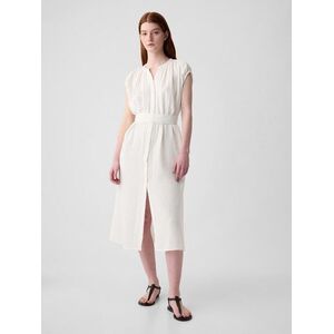 GAP Muslin Midi Dress - Ladies kép