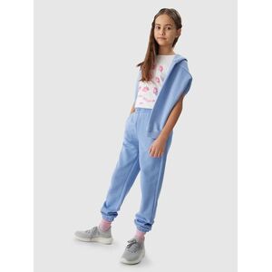 Girls' jogger sweatpants 4F - denim kép