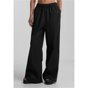 Women's wide-legged trousers - black kép