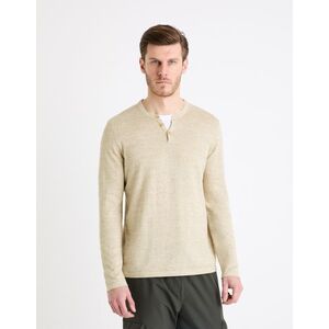 Celio Sweater henley Gelano - Men's kép