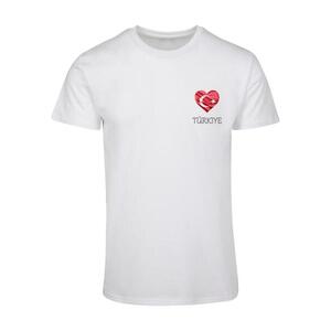 Men's T-shirt Merchcode Football - Turkey white kép