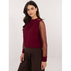 Blouse-MI-BZ-278519.03X-burgundy kép