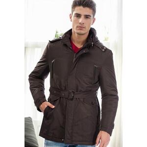 M8633 DEWBERRY MEN'S COAT-COFFEE-2 kép
