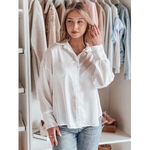 Női oversize blúz SATINIA fehér kép