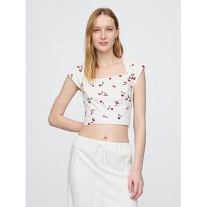 GAP Linen crop top - Women's kép