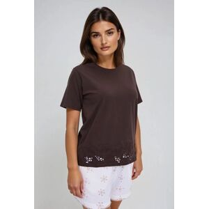 Marisse Brown Cotton Blouse kép