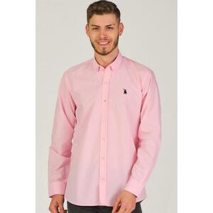 G925 DEWBERRY MEN'S SHIRT-PINK kép