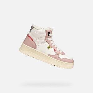 White Girls Geox Lestrella Sneakers - Girls kép