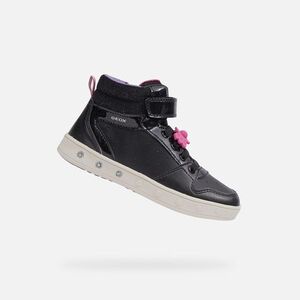 Black Girls Geox Skylin Sneakers - Girls kép