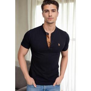 T9560 DEWBERRY T-SHIRT-BLACK kép