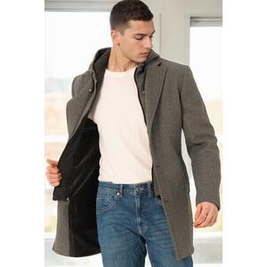 PLT8395 DEWBERRY OVERSIZED COAT-SMOKED kép