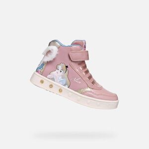 Pink Girls Sneakers Geox Skylin - Girls kép