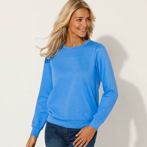 Sweatshirt kefélt moltonból, kerek nyakkal kép
