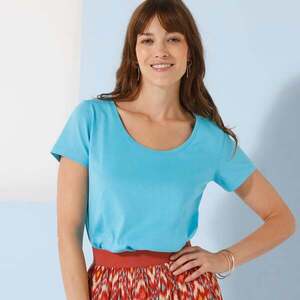 Póló kerek nyakkal és rövid ujjakkal kép