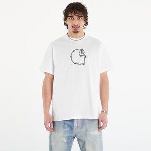 Póló Carhartt WIP S/S Barbwire C T-Shirt UNISEX White XL kép