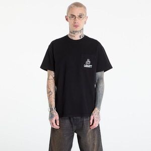Póló Carhartt WIP S/S Pond Corps Pocket T-Shirt UNISEX Black XXL kép
