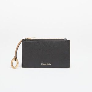 Tárca Calvin Klein Foil Logo Top Zip Cardcase Black Universal kép