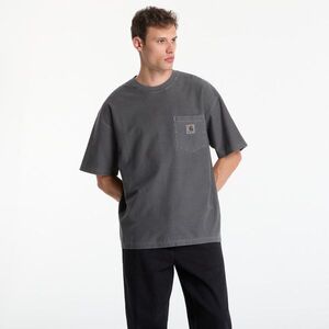 Póló Carhartt WIP S/S Loose Pocket T-Shirt UNISEX Black Garment Dyed S kép