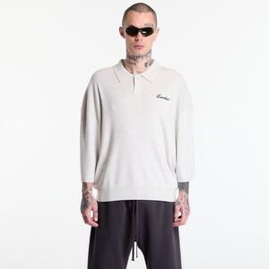 Póló Fear of God Essentials Signature 3 4 Sleeve 90'S Polo Heather Oatmeal XXL kép