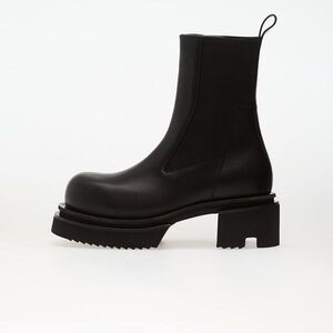 Cipők Rick Owens Leather Boots - Beatle Bogun Black 12 kép