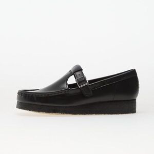 Clarks Originals Wallabee T Bar Blk HiShine Lea 8.5 kép