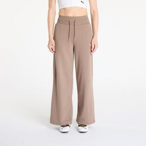 Sweatpants Puma Wardrobe Essentials Relaxed Wide Leg Sweatpants Totally Taupe XL kép