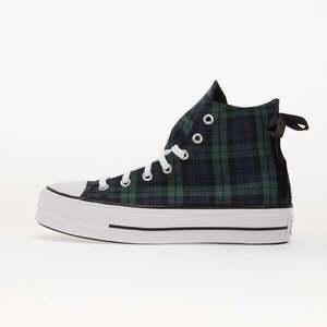 Sneakers Converse Chuck Taylor All Star Lift Platform Plaid Hi Navy/ Black/ White EUR 36 kép
