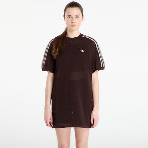Ruha adidas Knitted Crochet Dress Aurora Coffee S kép