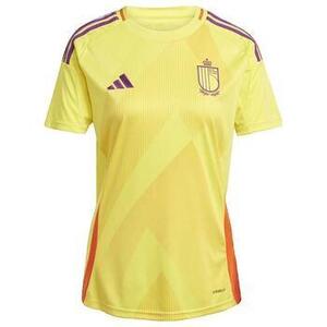 Rövid ujjú pólók adidas T-shirt Belgium 24/25 Away Femme Jaune kép