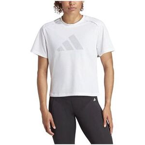 Rövid ujjú pólók adidas T-shirt actif Power Bl élasticité kép