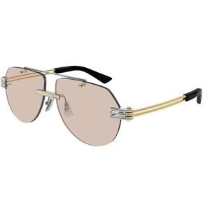 Bottega Veneta BV1342S 002 ONE SIZE (59) Ezüst Unisex Napszemüvegek kép