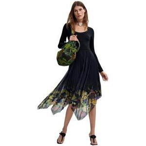 Hosszú ruhák Desigual VEST_ALBA_LACROIX 26WWVK10 kép