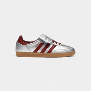 Rövid szárú edzőcipők adidas Samba LT Silver Metallic Ruby Gum (Women's) kép