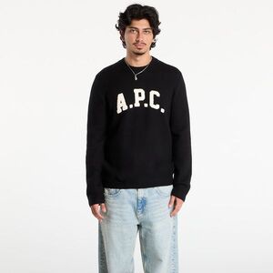 Pulóver A.P.C. Pull Jay Black L kép