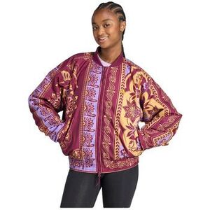 Dzsekik adidas Veste Varsity X Farm rouge, rose oversize kép