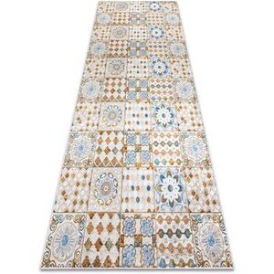 Szőnyegek Rugsx ANDRE 53010 mosható szőnyeg Liszaboni csempek, k 80x200 cm kép