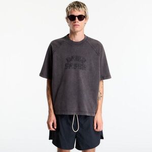 Póló Daily Paper Raglan Stacked Dias Washed Jersey T Shirt Washed Black XS kép