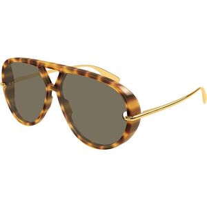 Bottega Veneta BV1274S 005 ONE SIZE (63) Havana Unisex Napszemüvegek kép
