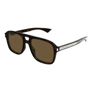 Saint Laurent SL881 006 ONE SIZE (55) Havana Unisex Napszemüvegek kép