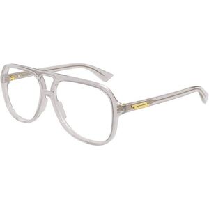 Bottega Veneta BV1417O 003 ONE SIZE (56) Szürke Unisex Dioptriás szemüvegek kép