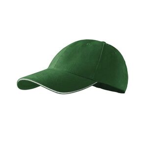 MALFINI 6P Sandwich siltes sapka - Palackzöld | unisex kép