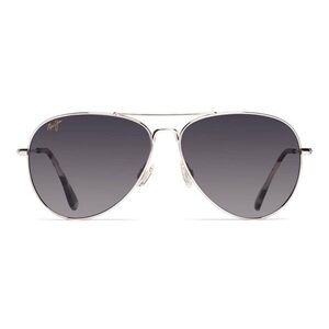 Maui Jim Mavericks MJ0264S 004 Polarized ONE SIZE (60) Ezüst Unisex Napszemüvegek kép